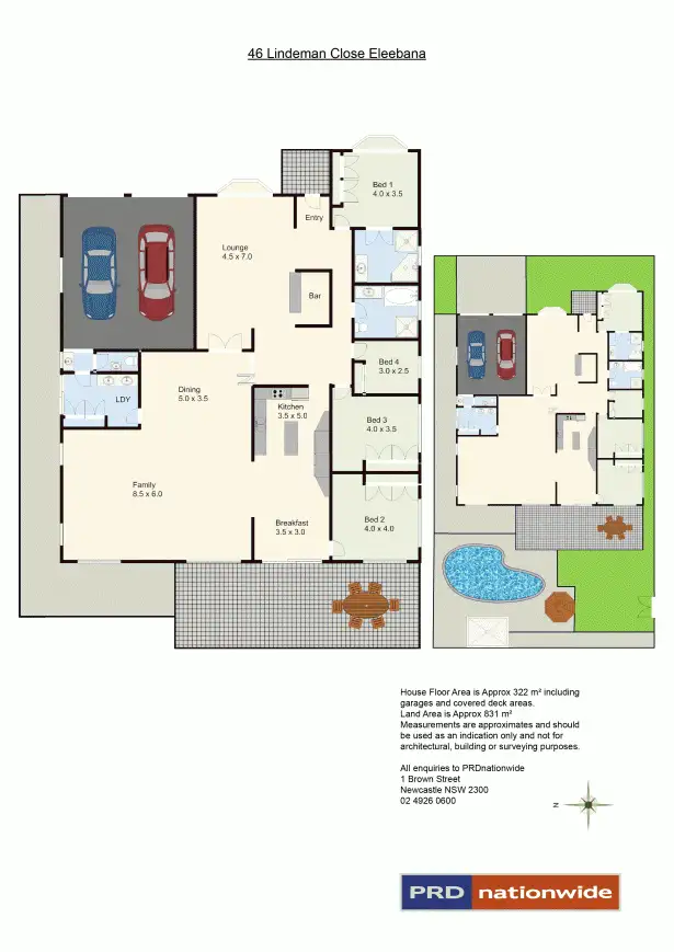 Floorplan of Homely house listing, 46 Lindeman Close, Eleebana NSW 2282