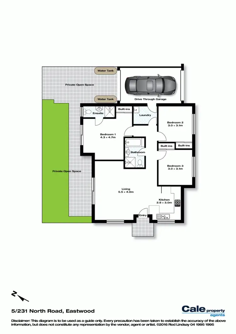 Floorplan of Homely villa listing, 5/231 North Road, Eastwood NSW 2122