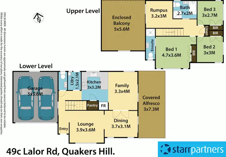 Floorplan of Homely house listing, 49C Lalor Rd, Quakers Hill NSW 2763