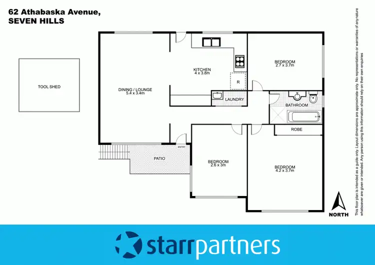 Floorplan of Homely house listing, 62 Athabaska Avenue, Seven Hills NSW 2147