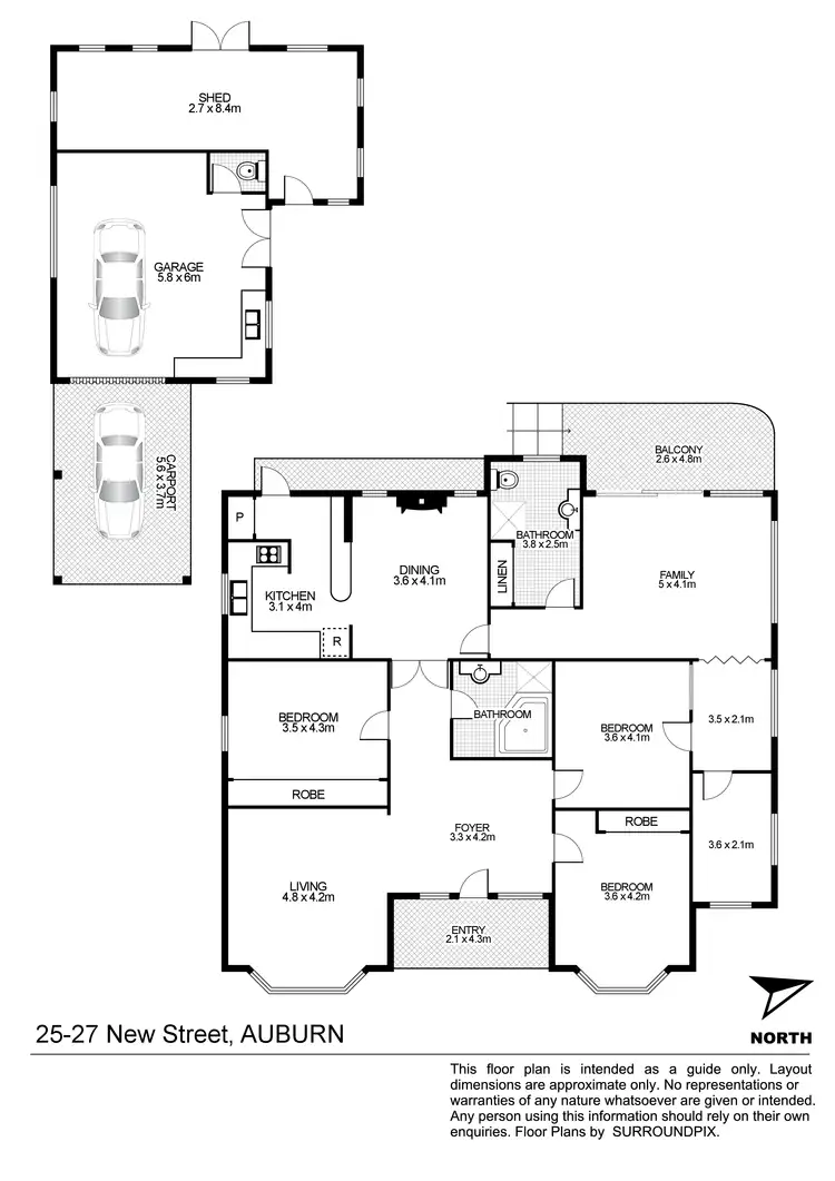 Floorplan of Homely house listing, 25-27 New Street, Auburn NSW 2144