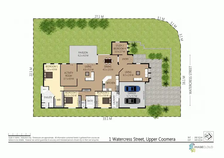 Floorplan of Homely house listing, 1 Watercress Street, Upper Coomera QLD 4209
