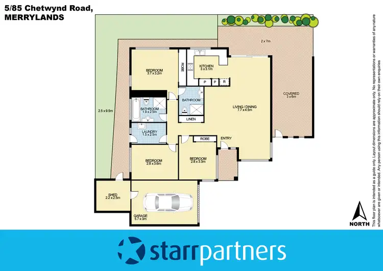 Floorplan of Homely villa listing, 5/85 Chetwynd Road, Merrylands NSW 2160