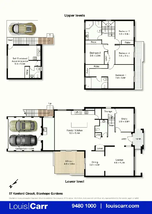 Floorplan of Homely house listing, 57 Kenford Circuit, Stanhope Gardens NSW 2768