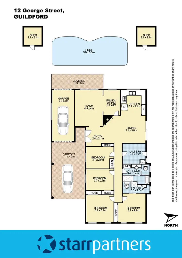 Floorplan of Homely house listing, 12 George Street, Guildford NSW 2161