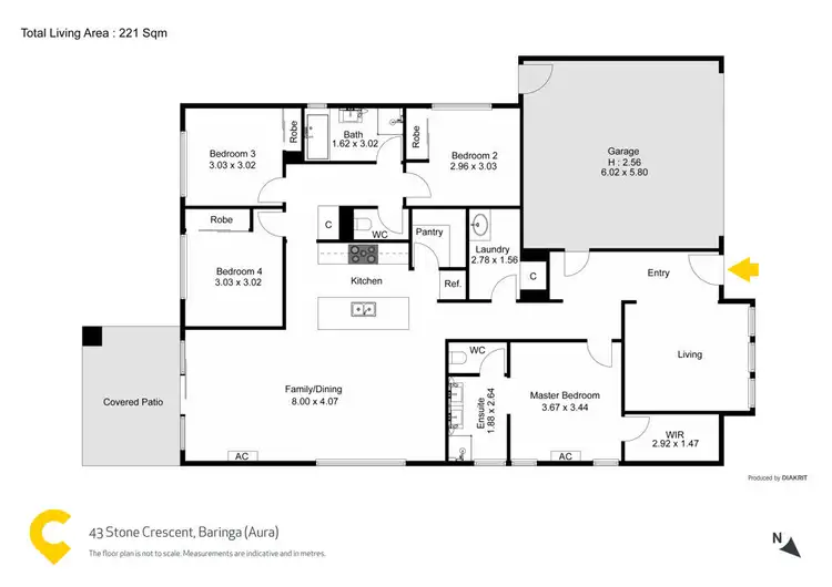 Floorplan of Homely house listing, 43 Stone Crescent, Caloundra West QLD 4551