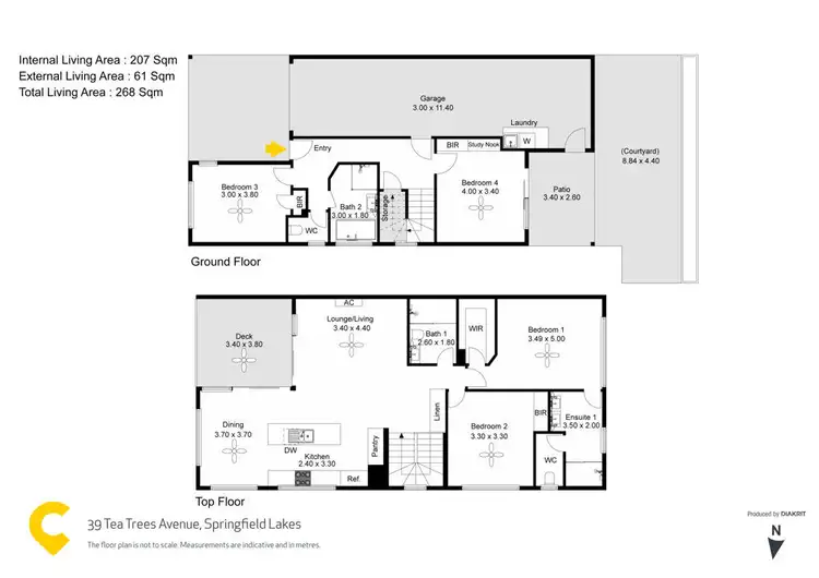 Floorplan of Homely house listing, 39 Tea Trees Avenue, Springfield Lakes QLD 4300