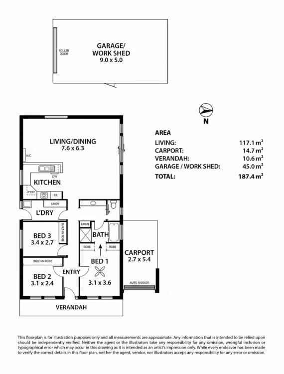 Floorplan of Homely house listing, 34 Federation Way, Nairne SA 5252