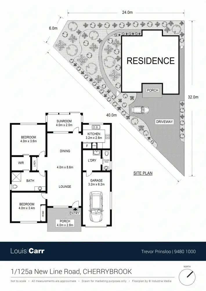 Floorplan of Homely villa listing, 1/125A New Line Road, Cherrybrook NSW 2126