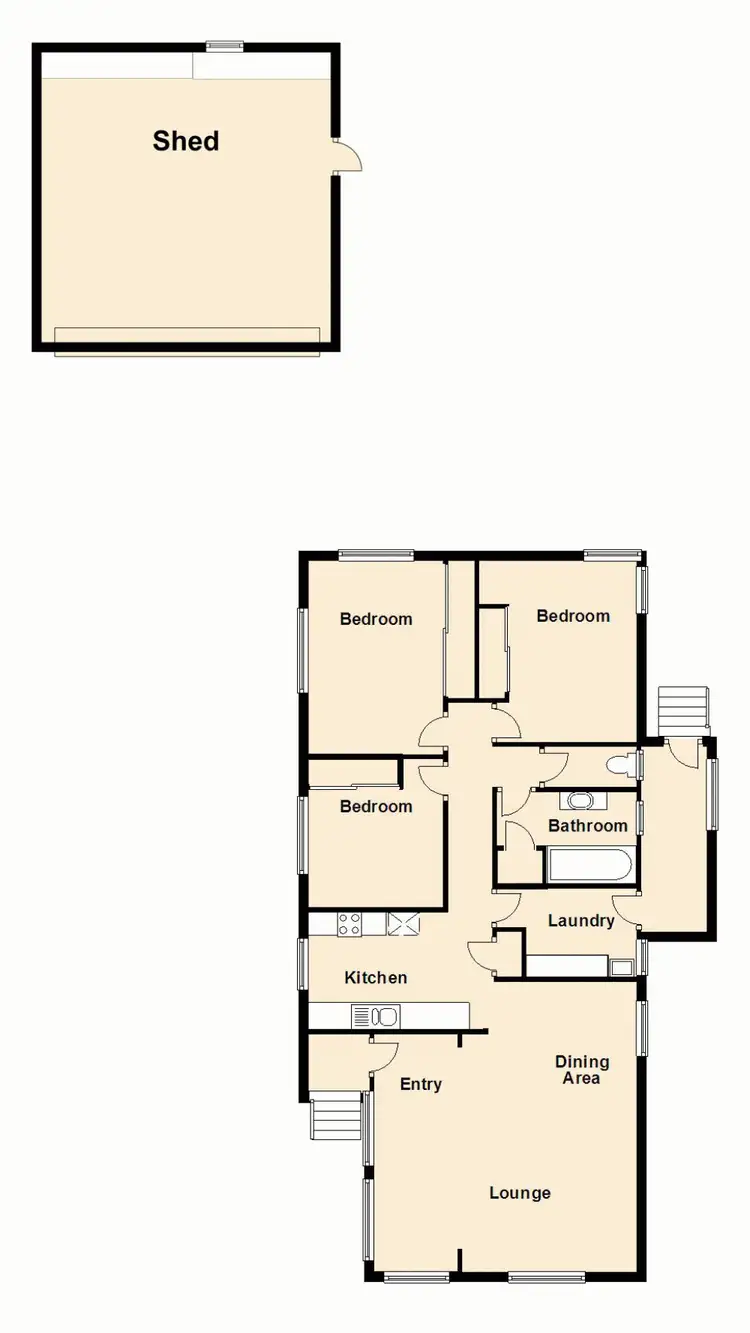 Floorplan of Homely house listing, 75 Playford Street, Bracken Ridge QLD 4017