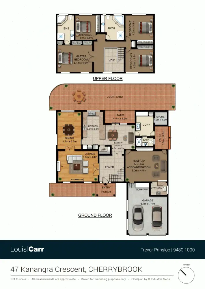 Floorplan of Homely house listing, 47 Kanangra Crescent, Cherrybrook NSW 2126