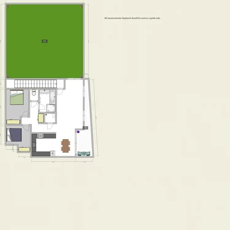 Floorplan of Homely unit listing, 10/20 Whiting Street, Labrador QLD 4215