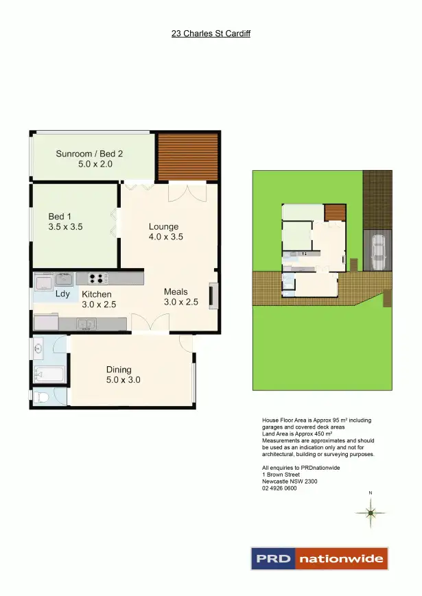 Floorplan of Homely house listing, 23 Charles Street, Cardiff NSW 2285