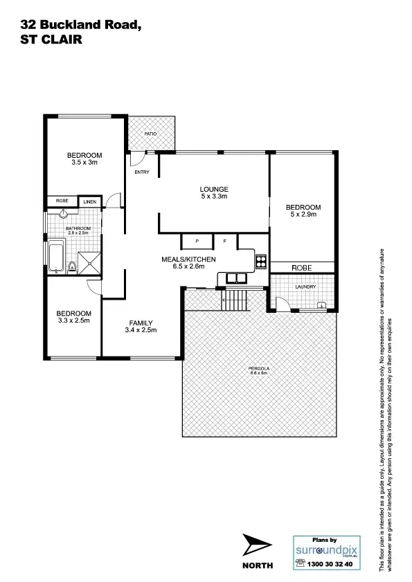 Floorplan of Homely house listing, 32 Buckland Road, St Clair NSW 2759