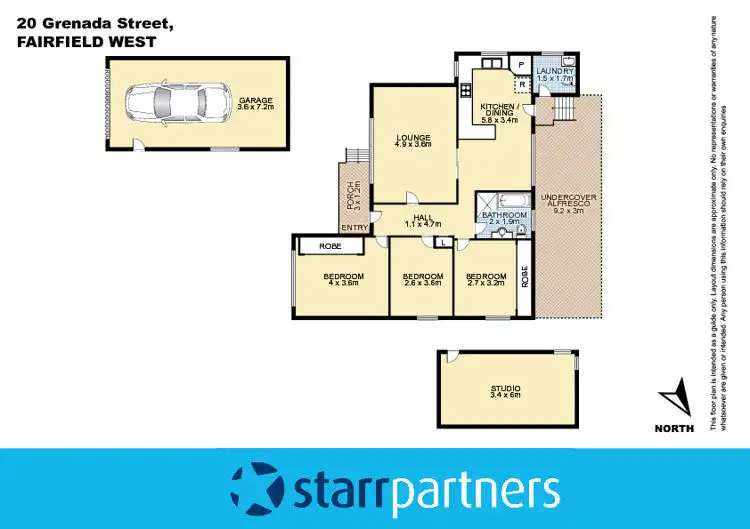 Floorplan of Homely house listing, 20 Grenada Street, Fairfield West NSW 2165