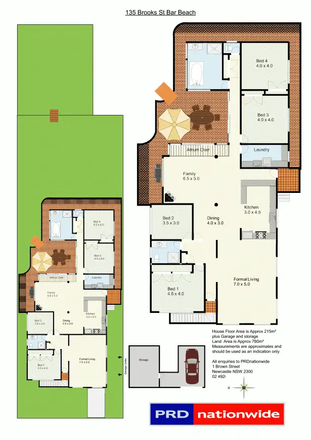 Floorplan of Homely house listing, 135 Brooks St, Bar Beach NSW 2300