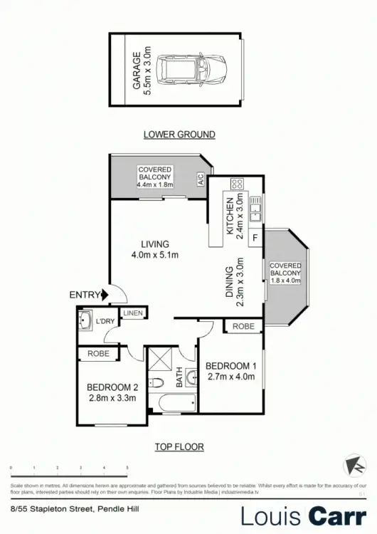 Floorplan of Homely unit listing, 8/55 Stapleton Street, Pendle Hill NSW 2145