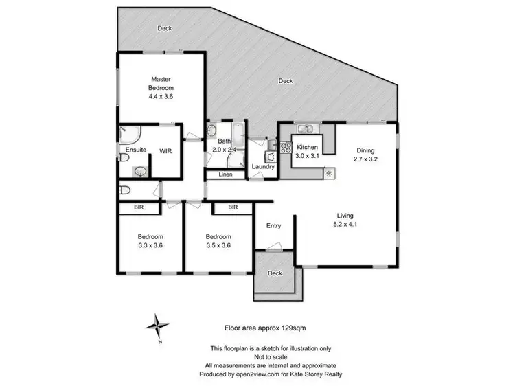 Floorplan of Homely house listing, 7 Parker Street, Carlton TAS 7173