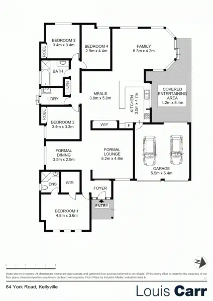Floorplan of Homely house listing, 64 York Road, Kellyville NSW 2155