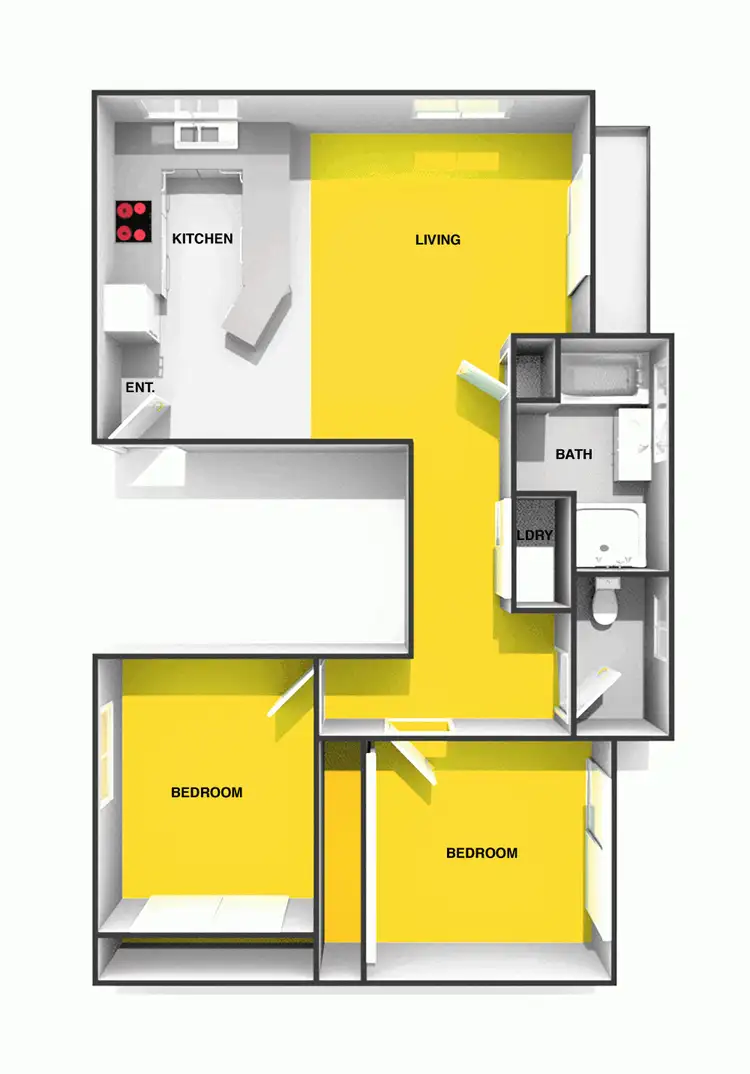 Floorplan of Homely unit listing, 3/4 Yallanga Place, Mooloolaba QLD 4557