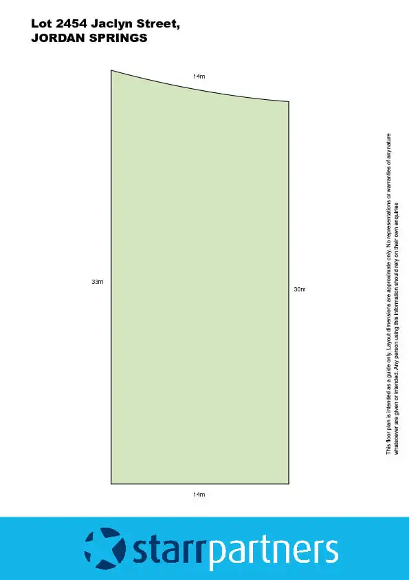 Floorplan of Homely land listing, 8 Jaclyn Street, Jordan Springs NSW 2747