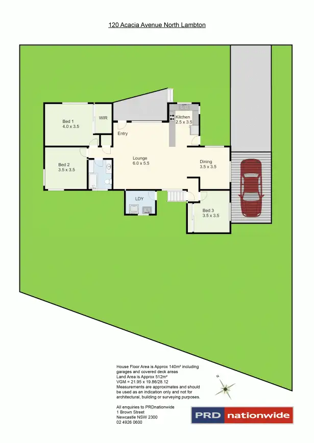 Floorplan of Homely house listing, 120 Acacia Avenue, North Lambton NSW 2299