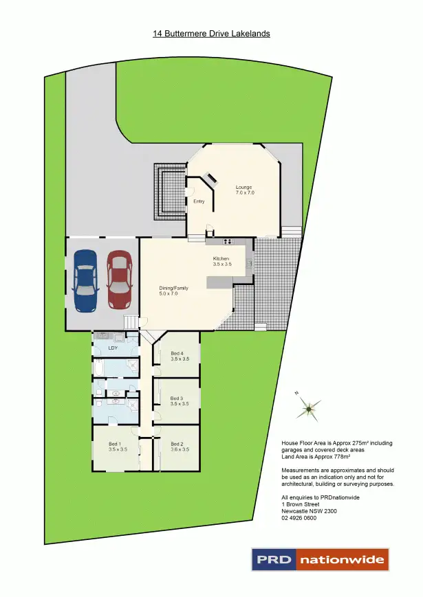 Floorplan of Homely house listing, 14 Buttermere Drive, Lakelands NSW 2282