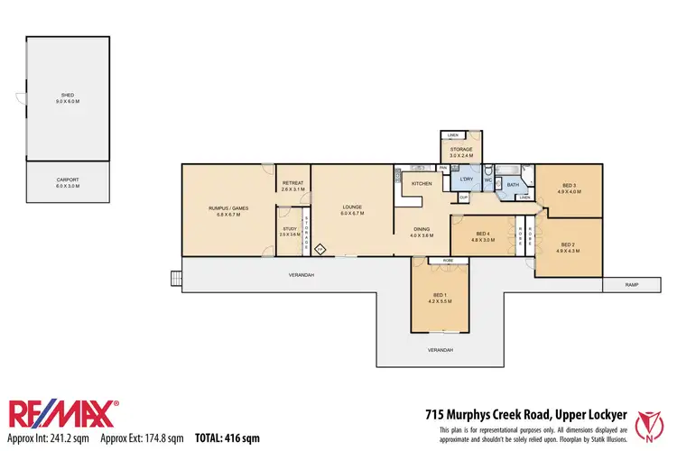 Floorplan of Homely house listing, 715 Murphys Creek Road, Upper Lockyer QLD 4352
