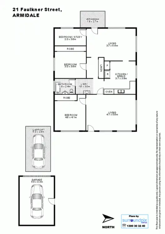 Floorplan of Homely house listing, 21 Faulkner Street, Armidale NSW 2350