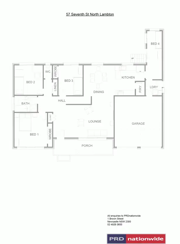 Floorplan of Homely house listing, 57 Seventh Street, North Lambton NSW 2299