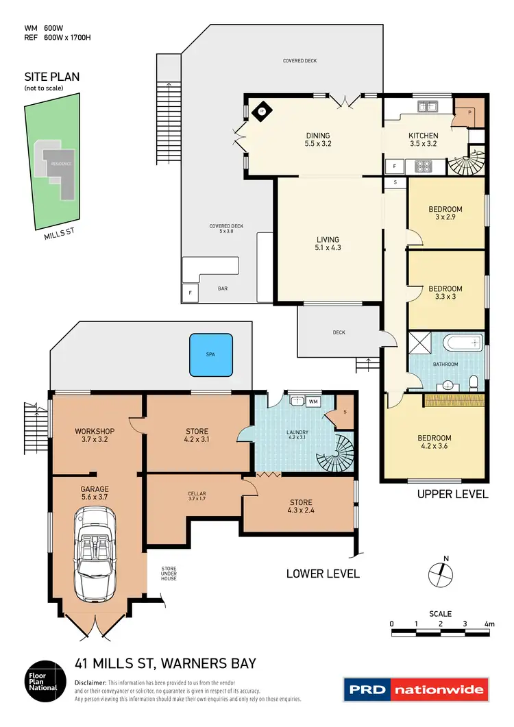 Floorplan of Homely house listing, 41 Mills Street, Warners Bay NSW 2282