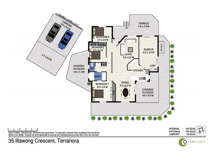 Floorplan of Homely house listing, 35 Illawong Crescent, Terranora NSW 2486