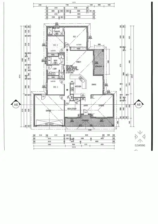 Floorplan of Homely house listing, 6 Baker Close, Tamworth NSW 2340