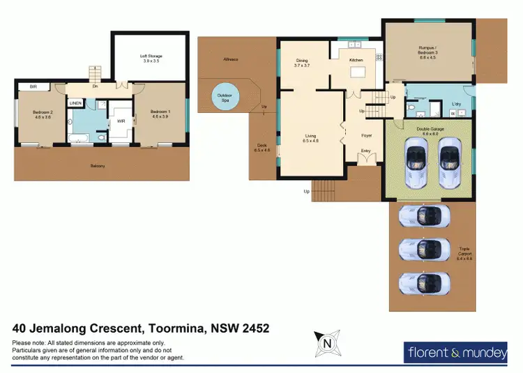Floorplan of Homely house listing, 40 Jemalong Cres, Toormina NSW 2452