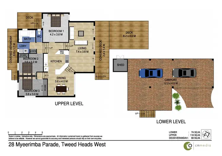 Floorplan of Homely house listing, 28 Myeerimba Parade, Tweed Heads West NSW 2485