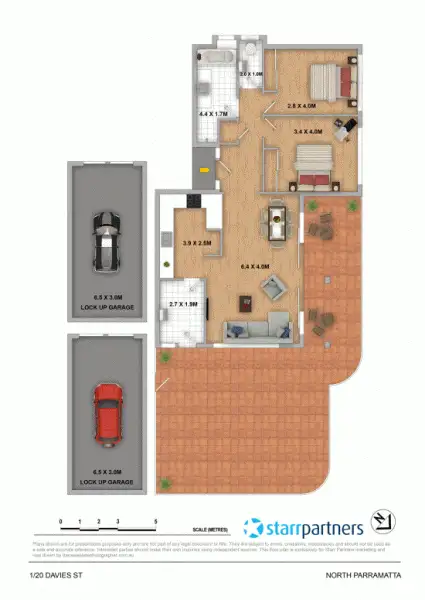 Floorplan of Homely villa listing, 1/20 Davies Road, North Parramatta NSW 2151