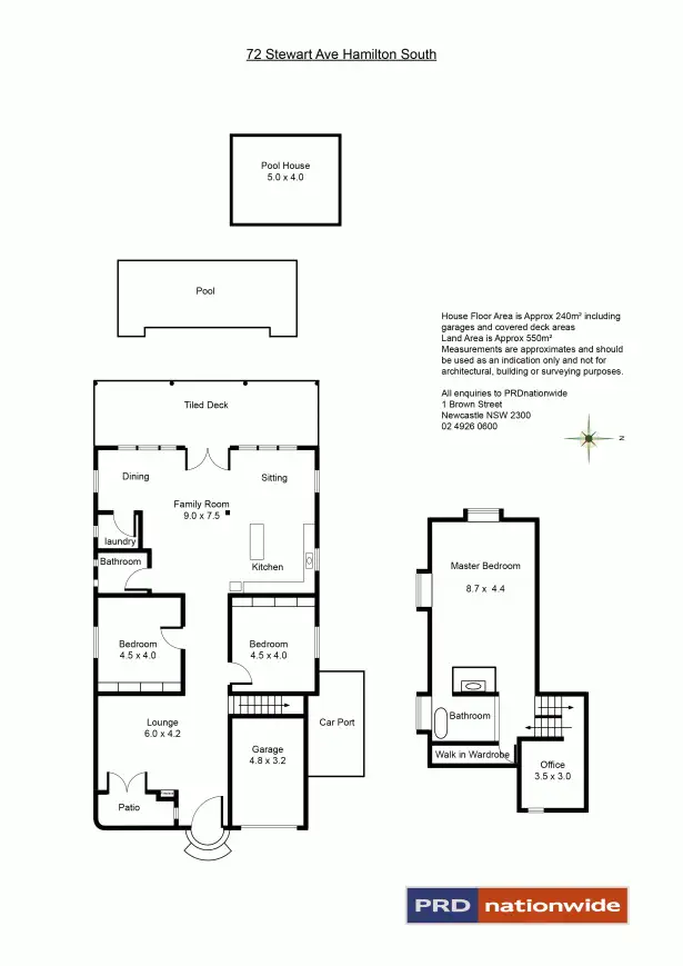 Floorplan of Homely house listing, 72 Stewart Avenue, Hamilton South NSW 2303