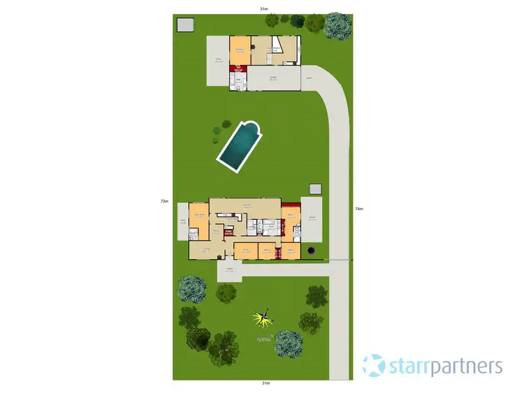 Floorplan of Homely house listing, 7 Level Crossing Road, Vineyard NSW 2765