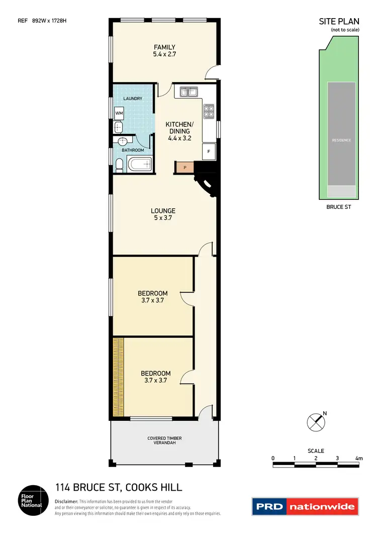 Floorplan of Homely house listing, 114 Bruce Street, Cooks Hill NSW 2300