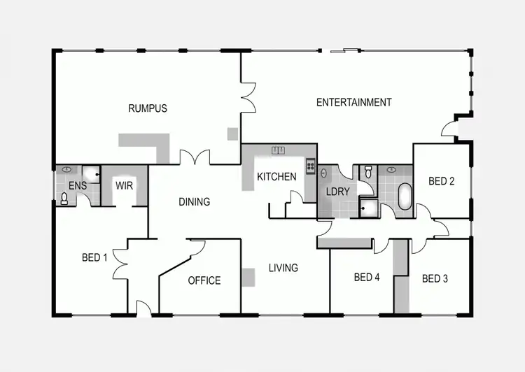 Floorplan of Homely house listing, 57 Wallace Road, Allendale East SA 5291