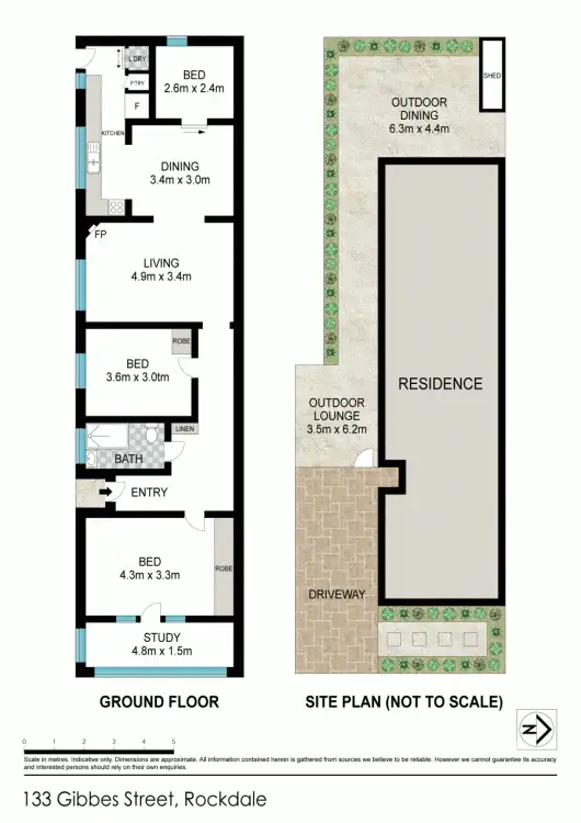 Floorplan of Homely house listing, 133 Gibbes Street, Rockdale NSW 2216