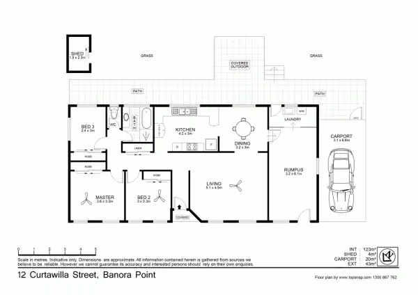 Floorplan of Homely house listing, 12 Curtawilla Street, Banora Point NSW 2486