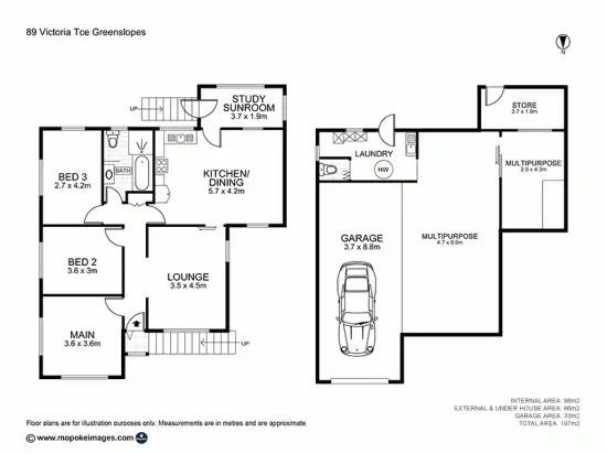 Floorplan of Homely house listing, 89 Victoria Terrace, Greenslopes QLD 4120