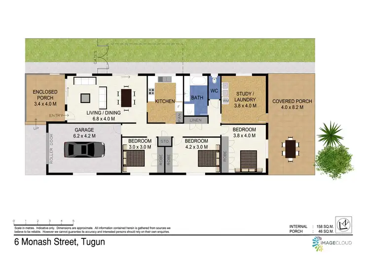 Floorplan of Homely house listing, 6 Monash Street, Tugun QLD 4224