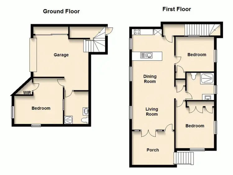 Floorplan of Homely townhouse listing, 3/11 Glassey Street, Red Hill QLD 4059