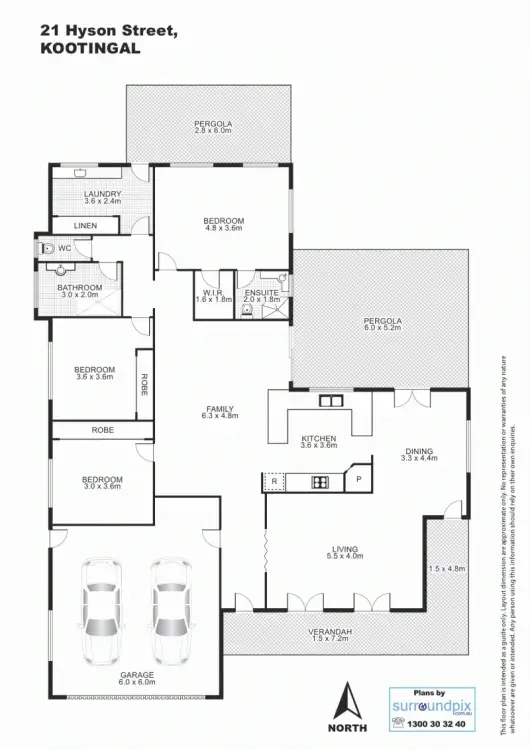 Floorplan of Homely house listing, 21 Hyson Street, Kootingal NSW 2352
