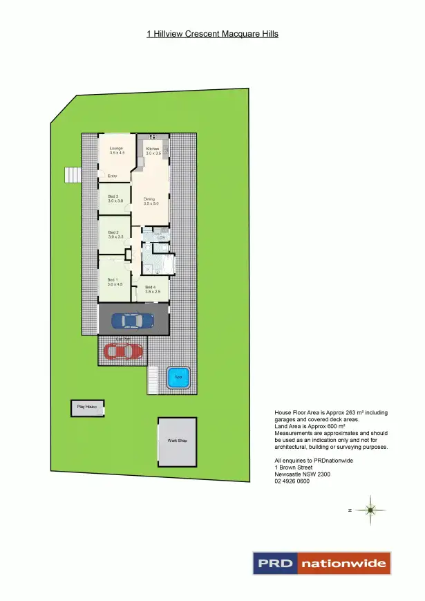 Floorplan of Homely house listing, 1 Hillview Crescent, Macquarie Hills NSW 2285