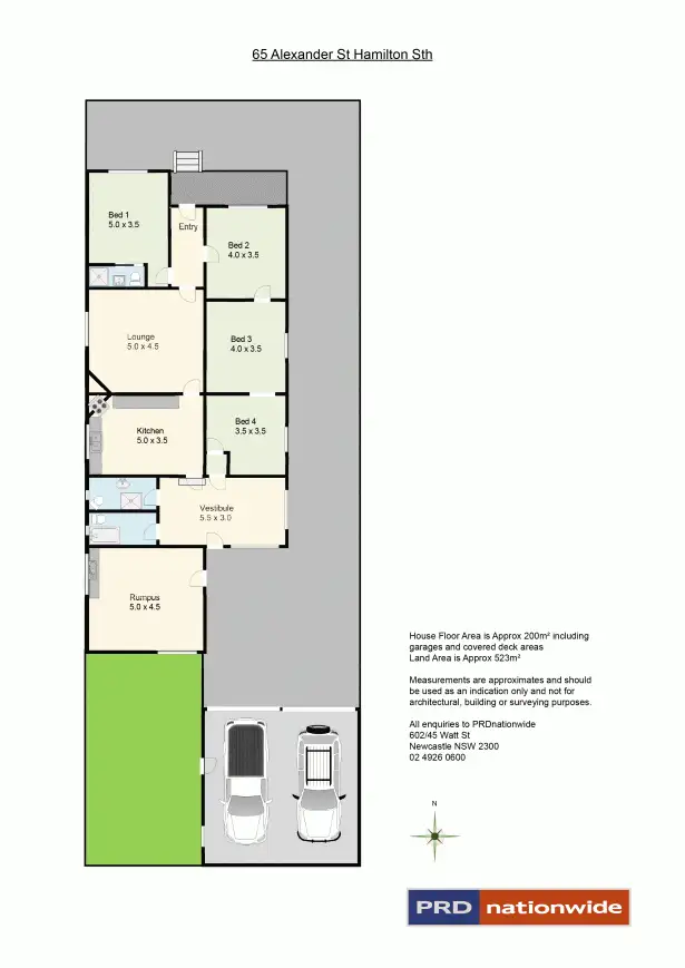 Floorplan of Homely house listing, 65 Alexander Street - OLD, Hamilton South NSW 2303