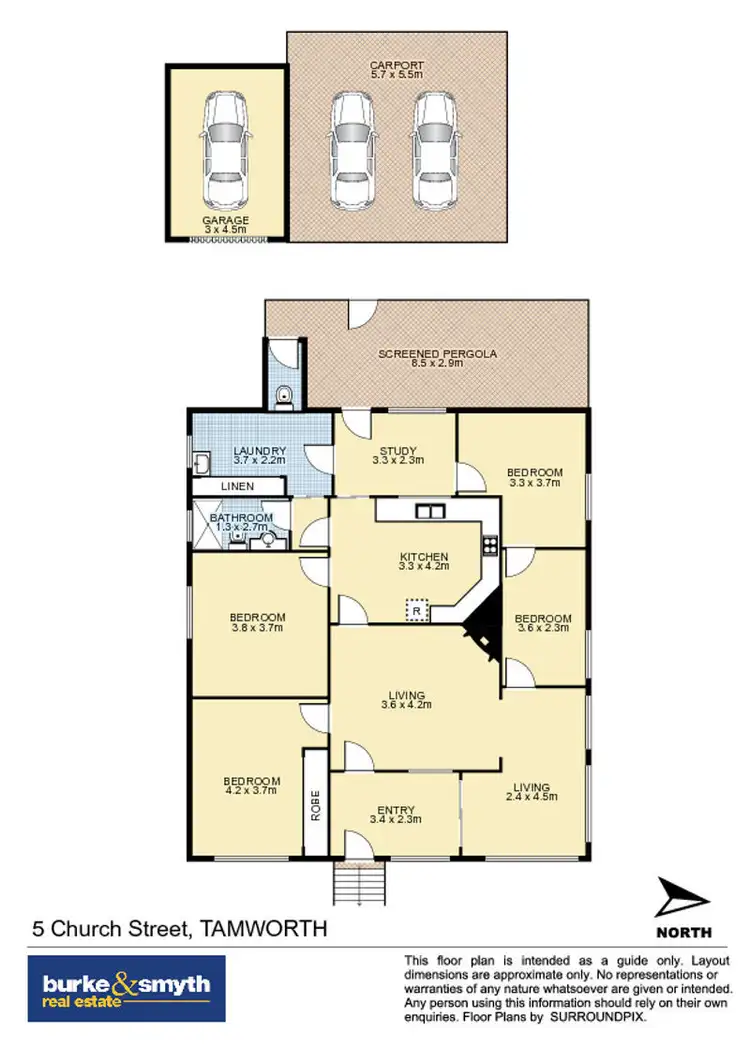 Floorplan of Homely house listing, 5 Church Street, Tamworth NSW 2340
