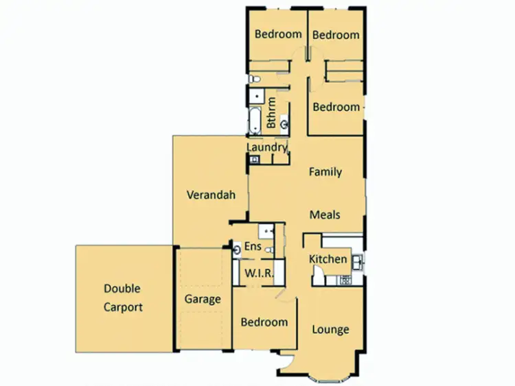 Floorplan of Homely house listing, 5 Monash Place, Fitzgibbon QLD 4018